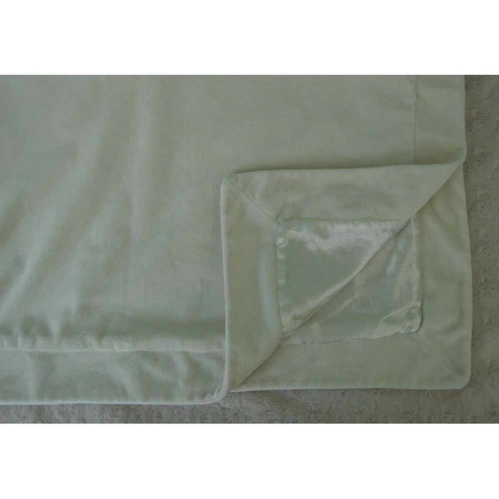 Baby Gund "Golly" Security Blanket Lovey Cream Off White Ivory Silky Satin